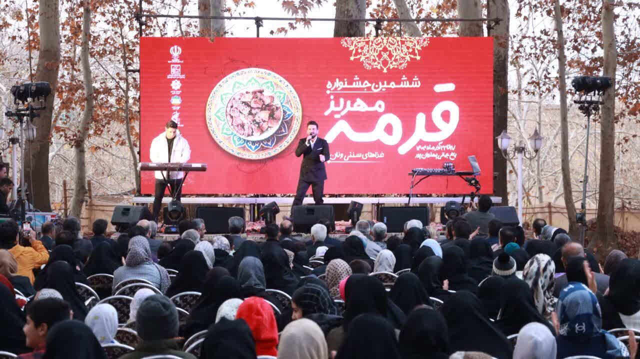 از قورمه تا نان محلی؛ ششمین جشنواره غذاهای سنتی مهریز آغاز شد